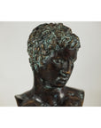 Classical Greek Style Bronze Bust of a Man on Marble Base-7. Asian & Chinese Furniture, Art, Antiques, Vintage Home Décor for sale at FEA Home