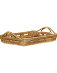 Country Style Hand-Woven Rattan Tray with Arched Side Handles-11. Asian & Chinese Furniture, Art, Antiques, Vintage Home Décor for sale at FEA Home