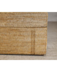 Country Style Rectangular Woven Rattan Storage Box with Lid - image 11