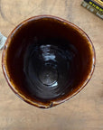 Cream Textured Cylinder Prem Vase with Red Brown Inside, SKU , image 9