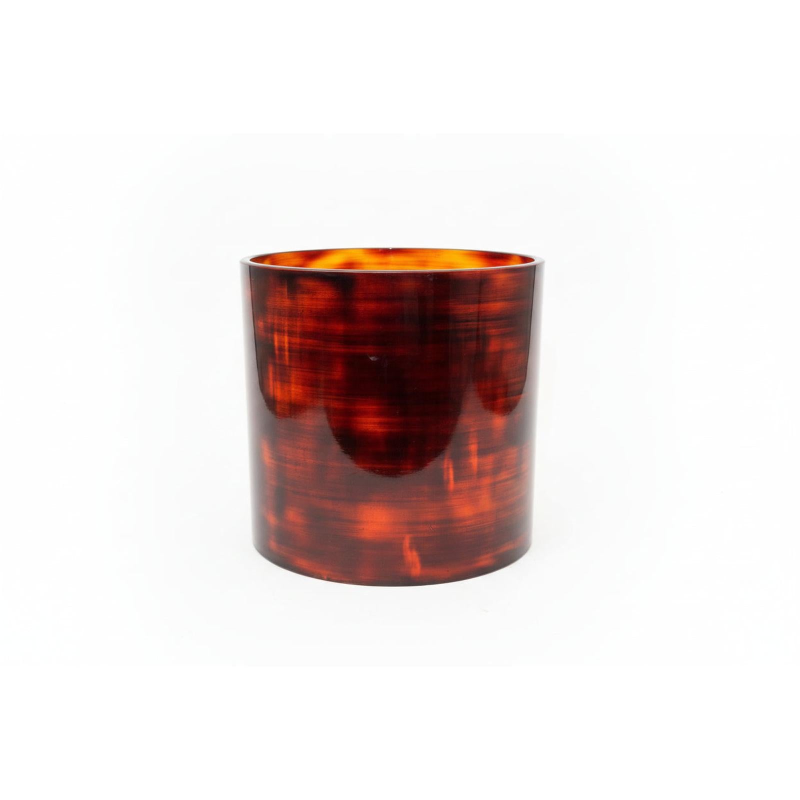 Crimson Red Wood Hibachi with Removable Terracotta Liner - FEA Home