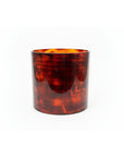 Crimson Red Wood Hibachi with Removable Terracotta Liner - FEA Home