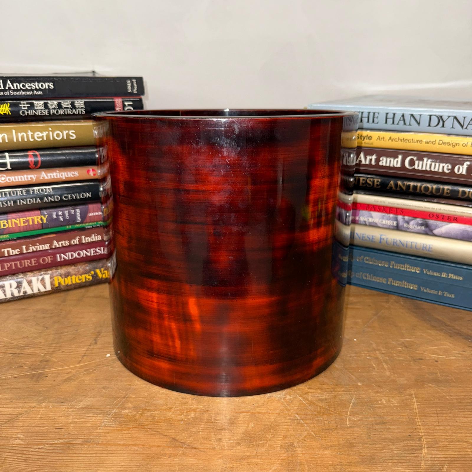 Crimson Red Wood Hibachi with Removable Terracotta Liner - FEA Home