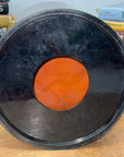 Crimson Red Wood Hibachi with Removable Terracotta Liner - FEA Home