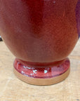 Deep Red Glazed Ceramic Vase with Tall Flared Form, SKU , image 9