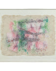 Ethereal Leanne Weissler Abstract Painting in Lucite Box Frame, Pastel Hues