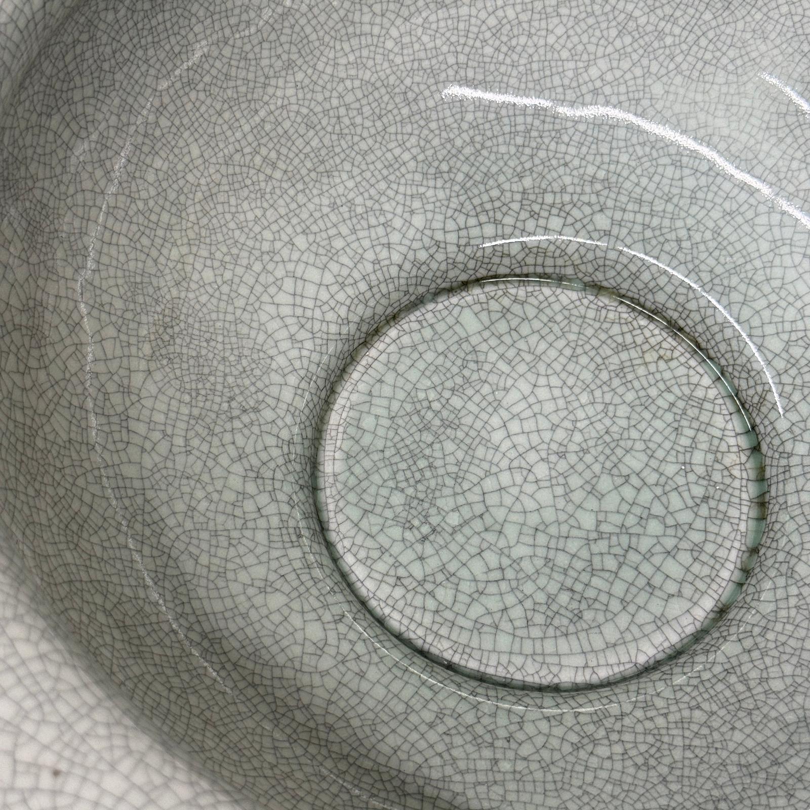 Fine Crackle Glazed Green Ceramic Bowl, SKU , image 11