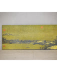 Gilt Metal Landscape Wall Panel with Red Seal Marks - image 3