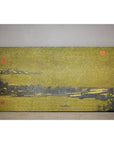 Gilt Metal Landscape Wall Panel with Red Seal Marks - image 7