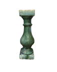 Green Glaze Ceramic Columns with Weathered Texture - FEA Home