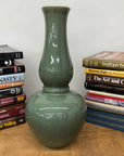 Green Glazed Ceramic Vase with Bold Long-Necked Silhouette, SKU , image 5