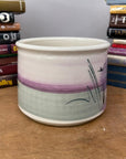 Hand-Painted Lavender Ceramic Bowl with Gradient Brushwork, SKU , image 5