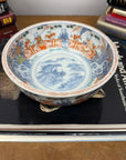 Hand-Painted Porcelain Bowl with Landscape and Figures - FEA Home