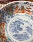 Hand-Painted Porcelain Bowl with Landscape and Figures - FEA Home