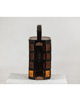 Hexagonal Four-Tier Woven Bamboo Basket with Carved Handle - image 7