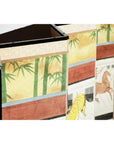 Inspired Six-Panel Screen with Horses in Stable with Bamboo-16. Asian & Chinese Furniture, Art, Antiques, Vintage Home Décor for sale at FEA Home