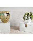 Large Antique Drip-Glazed Stoneware Jar Planter - image 2