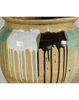 Large Antique Drip-Glazed Stoneware Jar Planter - image 7