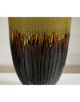 Large Artisan Ceramic Planter with Olive & Brown Drip Glaze - image 5