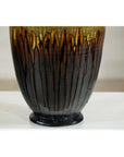 Large Artisan Ceramic Planter with Olive & Brown Drip Glaze - image 6