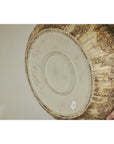 Large Ceramic Vase with Textured Cream and Earth Tones