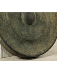 Large Decorative Bronze Gong with Verdigris Patina - image 12