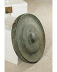 Large Decorative Bronze Gong with Verdigris Patina - image 13