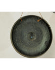 Large Decorative Bronze Gong with Verdigris Patina - image 14