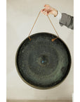 Large Decorative Bronze Gong with Verdigris Patina - image 15