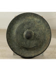 Large Decorative Bronze Gong with Verdigris Patina - image 4