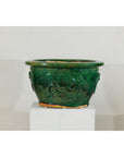 Large Green Glazed Planter, Dragon Relief and Decorative Motifs-3. Asian & Chinese Furniture, Art, Antiques, Vintage Home Décor for sale at FEA Home