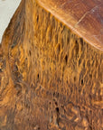 Large Reclaimed Free-Form Tree Trunk Side Pedestal Table - FEA Home