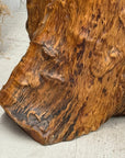 Large Reclaimed Free-Form Tree Trunk Side Pedestal Table - FEA Home
