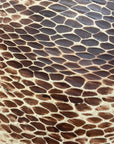 Large Round Ceramic Vase with Brown & Cream Snakeskin Design, SKU , image 8