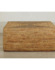 Large Square Rattan Coffee Table with Removable Lid - image 10