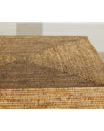 Large Square Rattan Coffee Table with Removable Lid - image 12