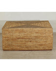 Large Square Rattan Coffee Table with Removable Lid - image 13