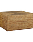 Large Square Rattan Coffee Table with Removable Lid - image 1