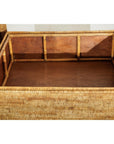 Large Square Rattan Coffee Table with Removable Lid - image 3