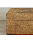 Large Square Rattan Coffee Table with Removable Lid - image 7