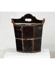 Late Qing Red and Black Lacquered Rice Measure Bucket with Carved Panels-7. Asian & Chinese Furniture, Art, Antiques, Vintage Home Décor for sale at FEA Home
