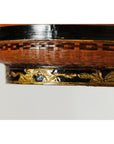 Lidden Woven Basket, Black Lacquer Handle and Gilt Decoration-13. Asian & Chinese Furniture, Art, Antiques, Vintage Home Décor for sale at FEA Home