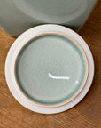 Light Green Crackle Glaze Hexagonal Lidded Jar - FEA Home