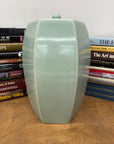 Light Green Crackle Glaze Hexagonal Lidded Jar - FEA Home