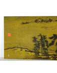 Metal Landscape Wall Panel with Mountain and River Scene-9. Asian & Chinese Furniture, Art, Antiques, Vintage Home Décor for sale at FEA Home