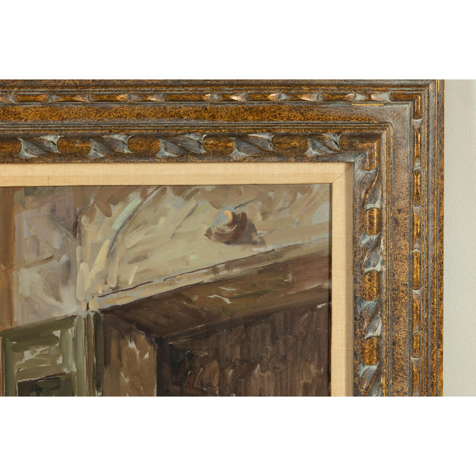 Oil Painting of an Woman in a Market Scene Signed G. Graziani-7. Asian &amp; Chinese Furniture, Art, Antiques, Vintage Home Décor for sale at FEA Home