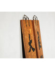 Pair of 1920s Lacquered Calligraphy Signs with Hand-Carved Characters-7. Asian & Chinese Furniture, Art, Antiques, Vintage Home Décor for sale at FEA Home