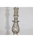 Pair of Baroque Revival Silver-Plated Bronze Candlesticks-14. Asian & Chinese Furniture, Art, Antiques, Vintage Home Décor for sale at FEA Home