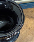 Pair of Black Ceramic Vases with Bold Tiered Silhouette, SKU , image 9