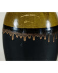 Pair of Large Ceramic Vases, Olive-Taupe and Black Drip Glaze-10. Asian & Chinese Furniture, Art, Antiques, Vintage Home Décor for sale at FEA Home
